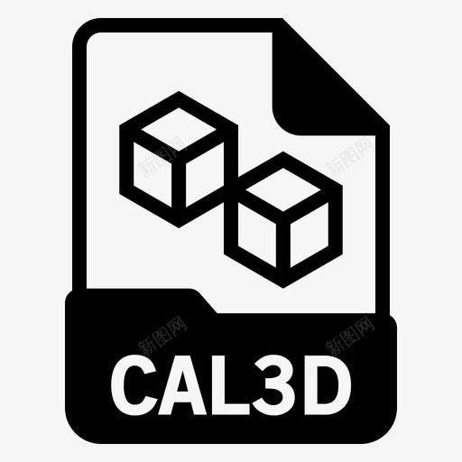 cal3d文档文件svg_新图网 https://ixintu.com 文件 格式 cal3d 文档 三维 图形