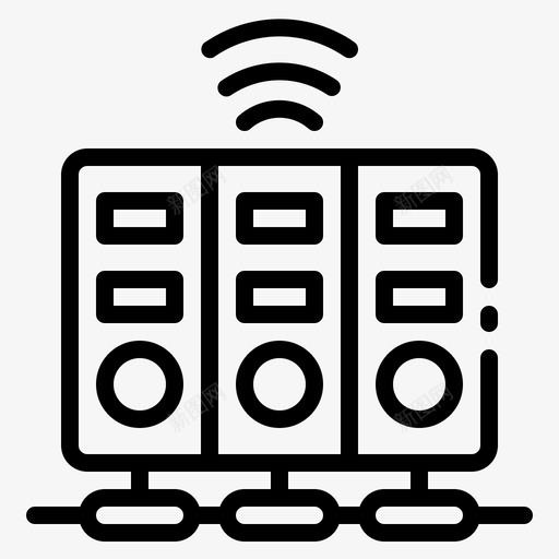 服务器数字技术物联网svg_新图网 https://ixintu.com 联网 服务器 数字 技术 存储 线路