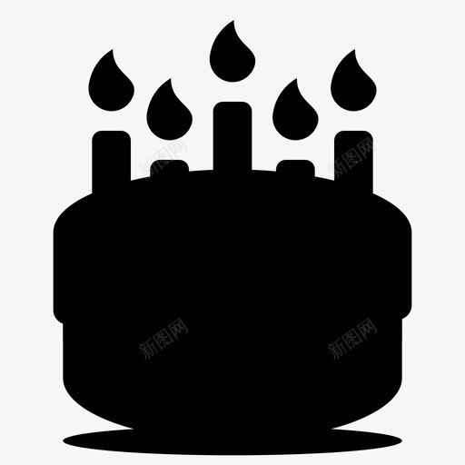 557birthdaycake1svg_新图网 https://ixintu.com 557birthdaycake1