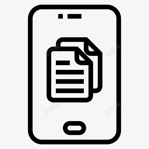 文件智能手机技术11线性svg_新图网 https://ixintu.com 文件 智能 手机 技术 线性