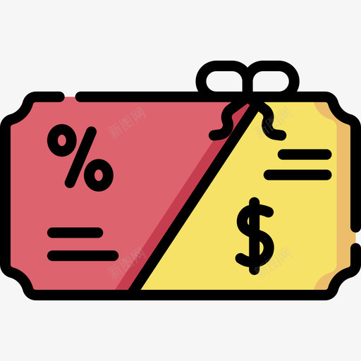 代金券货币151线颜色svg_新图网 https://ixintu.com 代金券 货币 颜色