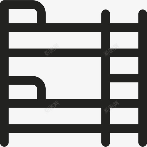 249号酒店床铺直线式svg_新图网 https://ixintu.com 249号 酒店 床铺 直线式