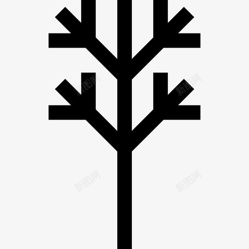 树枝树22线形svg_新图网 https://ixintu.com 树枝 树枝状 线形