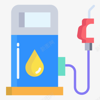 加油站石油工业30持平图标