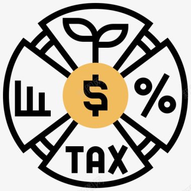税务金融知识4黄影图标