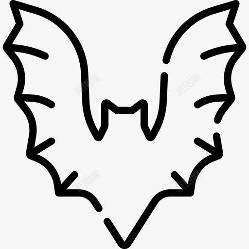蝙蝠病毒传播11线状svg_新图网 https://ixintu.com 蝙蝠 病毒 传播 线状