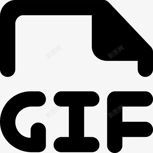 gif文件文件扩展名文件格式svg_新图网 https://ixintu.com 文件 gif 扩展名 格式 常规 图标
