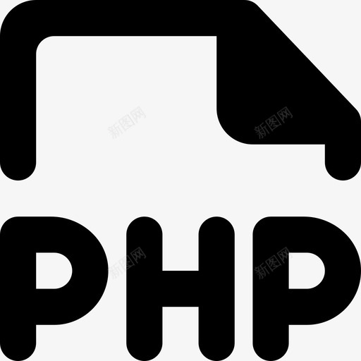 php文件文件扩展名文件格式svg_新图网 https://ixintu.com 文件 php 扩展名 格式 常规 图标