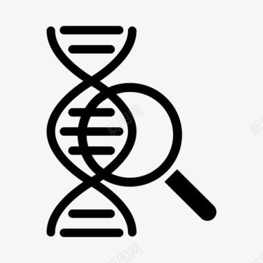 基因研究遗传研究生物学图标