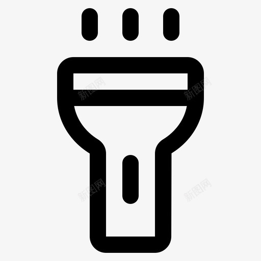 用手电筒电手提svg_新图网 https://ixintu.com 用手 手电筒 手提 电筒 筒灯