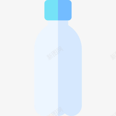 水瓶塑料制品5扁平图标
