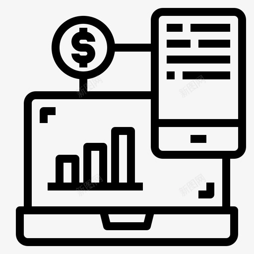 笔记本电脑fintech50线性svg_新图网 https://ixintu.com 笔记本 电脑 fintech 线性