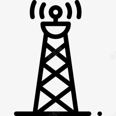 天线公共服务20线性图标