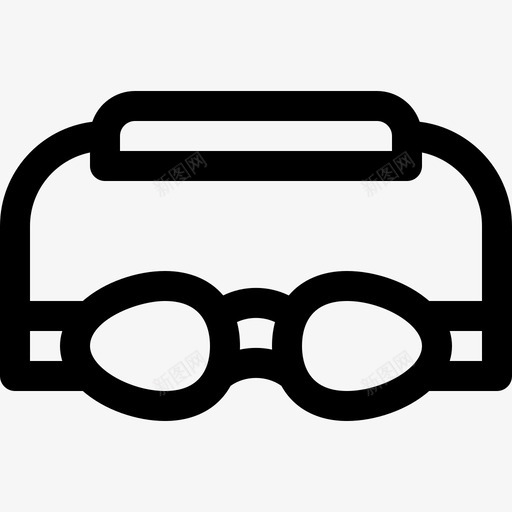 游泳眼镜水上运动4直系svg_新图网 https://ixintu.com 游泳 眼镜 水上运动 直系