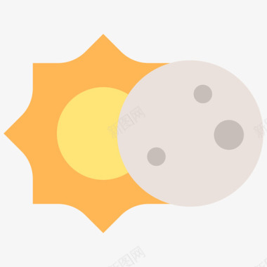 日食333号天气平坦图标