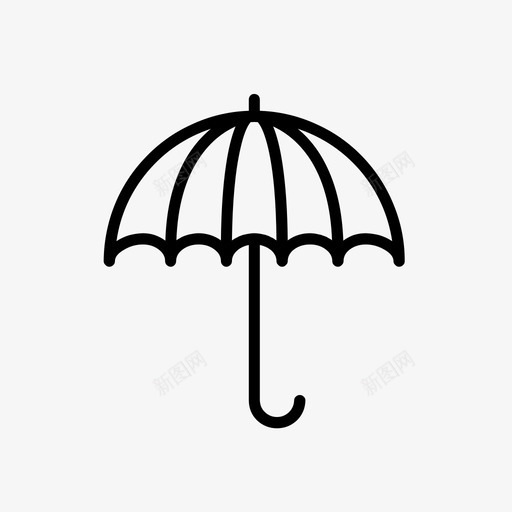 雨伞秋天下雨svg_新图网 https://ixintu.com 秋天 雨伞 下雨 天气