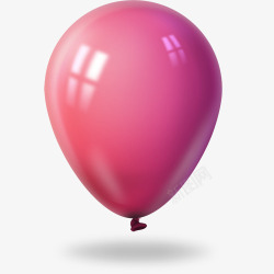 五彩缤纷的气球图标懒人免扣透明合成情人节新年海报电素材