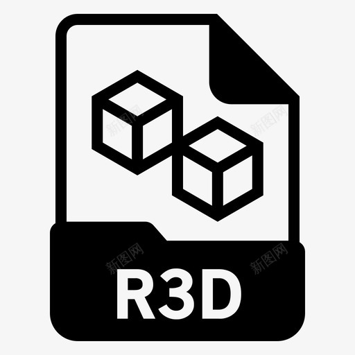 r3d文档文件svg_新图网 https://ixintu.com 文件 格式 r3d 文档 3d 图形