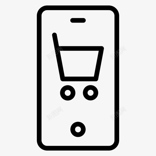 在线购物购物车结账svg_新图网 https://ixintu.com 在线购物 购物车 结账 设备 手机 28个 移动 移动网 网络 线路 图标