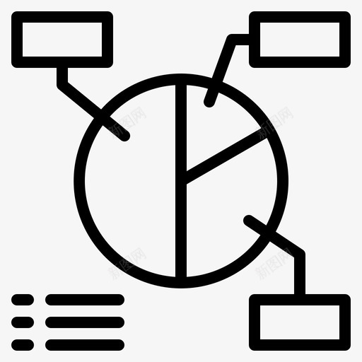 饼图商业和金融117线性svg_新图网 https://ixintu.com 饼图 商业 金融 线性