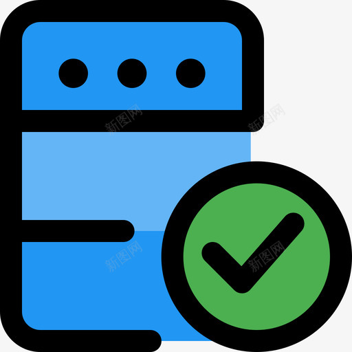 已验证web应用程序数据库4线性颜色svg_新图网 https://ixintu.com 验证 web 应用程序 数据库 线性 颜色