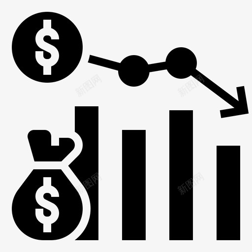 预算金融危机雕文svg_新图网 https://ixintu.com 预算 金融 危机 雕文