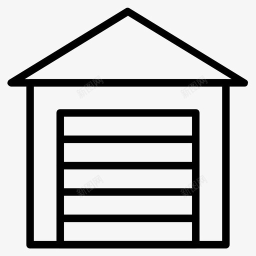 车库门入口svg_新图网 https://ixintu.com 车库 入口 出口 停车场