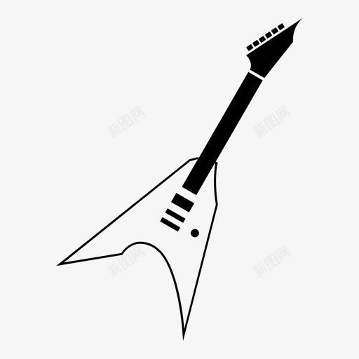 电吉他乐器音乐svg_新图网 https://ixintu.com 吉他 乐器 音乐