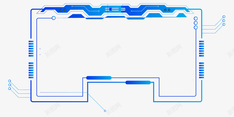 未来人工智能不规则边框人工智能科技框未来科技人工智png免抠素材_新图网 https://ixintu.com 未来 人工智能 科技 不规则 边框 人工