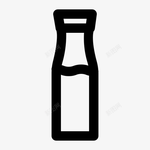 瓶子背景饮料svg_新图网 https://ixintu.com 瓶子 背景 饮料 隔离 白色 咖啡店 生产线