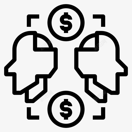 机器人Fintech50线性svg_新图网 https://ixintu.com 机器人 Fintech 线性
