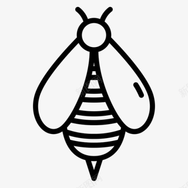 蜜蜂149春直线型图标