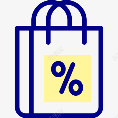 购物袋电子商务270线性颜色图标