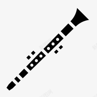 单簧管乐器音乐图标