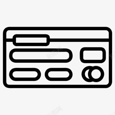 atm卡信用卡支付图标