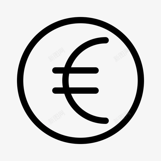 欧元货币符号svg_新图网 https://ixintu.com 欧元 货币 符号 价值 业务范围