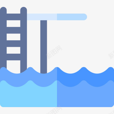 蹦床水上运动6平板图标