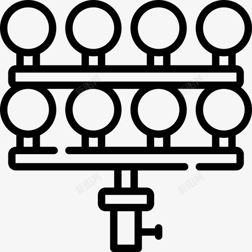 聚光灯足球105直线svg_新图网 https://ixintu.com 聚光灯 足球 直线