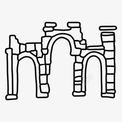 古代凯旋凯旋门古代遗迹建筑高清图片