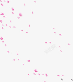 漫天飞舞粉色花瓣装饰壁纸装饰壁纸素材