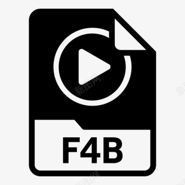 f4b文档文件图标