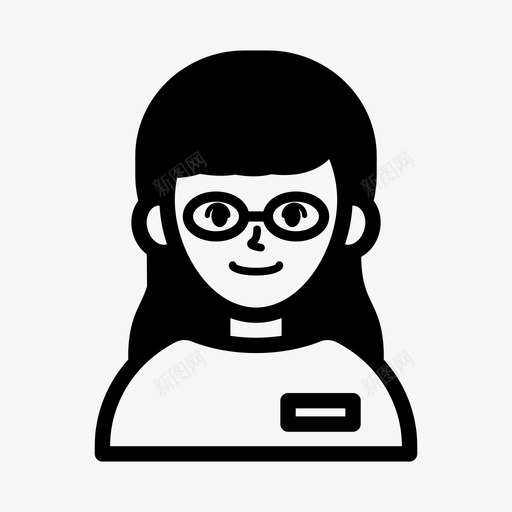 女人风格头像女孩svg_新图网 https://ixintu.com 女人 风格 头像 女孩 眼镜 用户