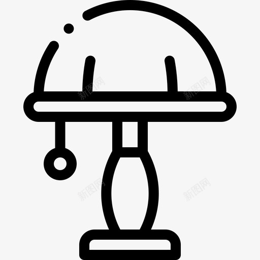 台灯家具197线性svg_新图网 https://ixintu.com 台灯 家具 线性