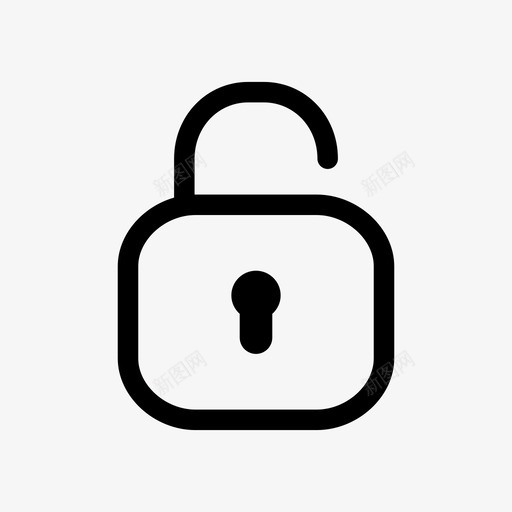 开锁上锁挂锁svg_新图网 https://ixintu.com 安全 开锁 上锁 挂锁