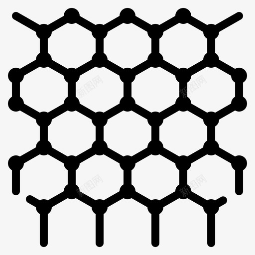 纳米材料石墨烯六角形svg_新图网 https://ixintu.com 纳米材料 石墨 六角形 科学 杂项