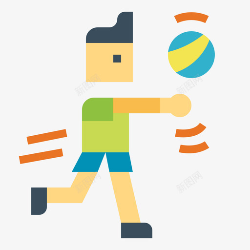 排球平svg_新图网 https://ixintu.com 排球