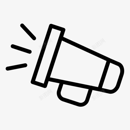 扩音器公告声音svg_新图网 https://ixintu.com 扩音器 公告 声音 民主