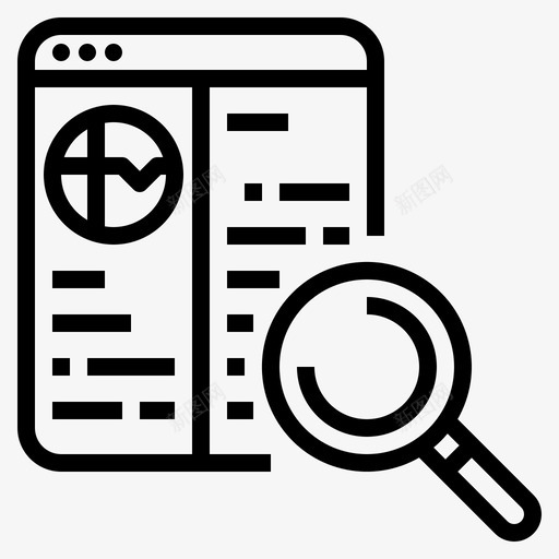 研究查找参考svg_新图网 https://ixintu.com 研究 查找 参考 创意 轮廓 图标