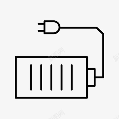 给电池充电充电37能量图标
