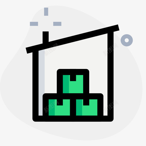 小型仓库13圆形svg_新图网 https://ixintu.com 小型 仓库 圆形